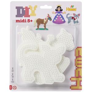 Hama Stiftplatten 'Prinzessin, Pferd, Katze', im Blister 4585 (0028178045852)