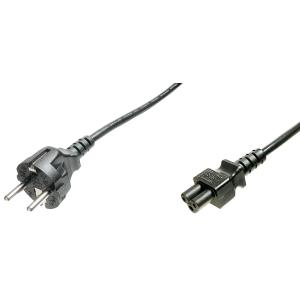 Schutzkontakt-Stromkabel - Kleeblatt, 1, 2 m DIGITUS AK-440115-012-S (4016032322788)