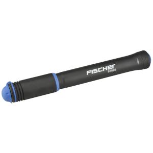 Mini-Fahrrad-Luftpumpe FLEX, schwarz/ blau FISCHER 85589 (4008153855894)