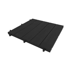 Bodenplatte in Holzoptik, (B)500 mm, Kunststoff, schwarz EDA 010939 NO (3086960265687)