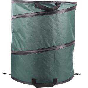 Gartensack POP UP, 117 Liter, aus Polyester, dunkelgrün EDA 010531 V.CA (3086960261535)