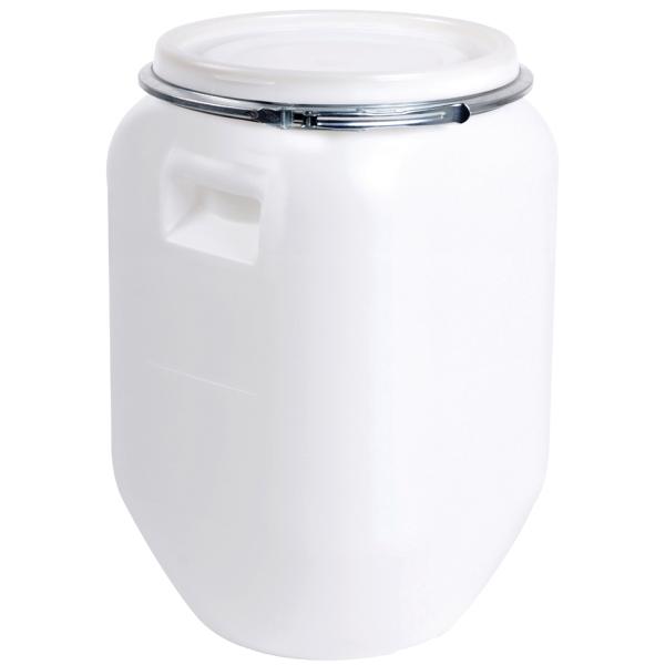 Aufbewahrungs-Fass, 25 Liter, Kunststoff, weiß EDA 010558 NA (3086960216849)