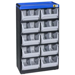 Kleinteilemagazin VarioPlus Pro 53/ 20, 10 Fächer allit 464630 (4005187646306)