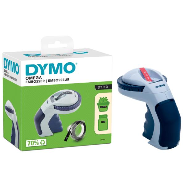 DYMO Prägegerät Omega, Farbe: hellblau Dymo 2174601 (3026981746017)