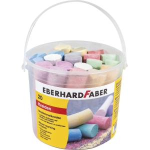 Straßenmalkreide, 100er Kunststoffeimer EBERHARD FABER 526599 (4087205265997)