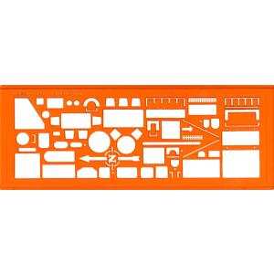 Schablone Architectographe No 9 MINERVA 1090 (3613000010909)