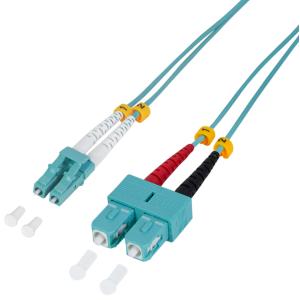 LogiLink LWL Patchkabel, LC-Duplex - SC-Duplex, OM3, 3, 0 m FP3LS03 (4052792017946)