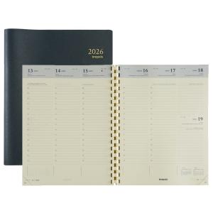 Brepols Buchkalender 'TIMING' 2026, schwarz brepols 0.136.2052.0120 (5412303124492)