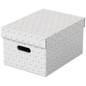 Aufbewahrungsbox Home M, 3er Set, weiß Esselte 628282 (4049793072272)