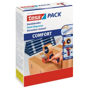 pack Handabroller COMFORT 6400 für Verpackungsklebeband tesa 06400-00001-02 (4042448913869)