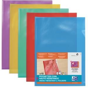 Sichthüllen, transparent, DIN A4, aus PVC, gelb Oxford 100206722 (3045050022166)