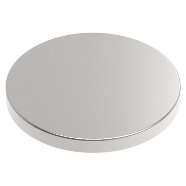 Neodym-Magnet, Durchmesser: 10 x (H)1 mm, nickel MAUL 6166196 (4002390063470)