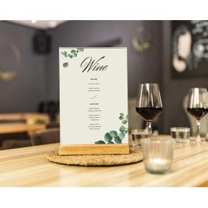 Design-Papier 'Eucalyptus', DIN A4, 90 g/ qm, 2-spaltig sigel DP679 (4004360770852)