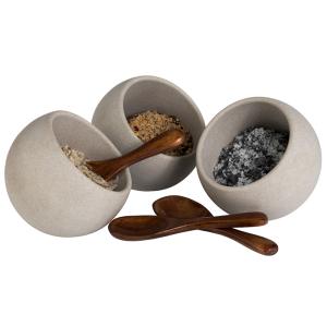 Servierset MOON, 6-teilig, grau APS 85080 (4004133850804)