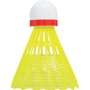 Badmintonball Tech 350, slow, gelb/ grün TALBOT torro 479115 (4015752911500)