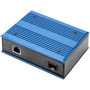 Industrial Gigabit Ethernet PoE+ Medienkonverter DIGITUS DN-652104-1 (4016032488217)