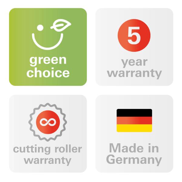 Aktenvernichter SECURIO C18, Streifenschnitt: 3, 9 mm HSM 1910121 (4026631056755)