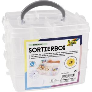 Sortierbox, 3 Ebenen, aus PP, transparent folia 43002 (4001868074789)