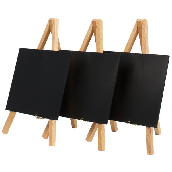 Tisch-Kreidetafel MINI mit Staffelei, mahagoni Securit MNI-M-KR (8717624241208)