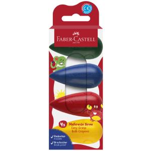 FABER-CASTELL Wachsmalbirnen, 4er Kartonetui Faber-Castell 120408 (4005401204084)