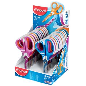 Bastelschere Zenoa Fit, Länge: 130 mm, 24er Display Maped 670112 (3154146701127)