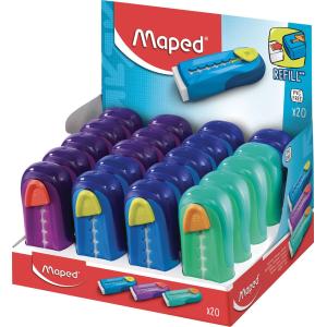 Kunststoff-Radierer Universal Gom Stick, 20er Display Maped 512000 (3154145120004)