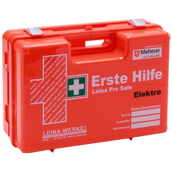Leina-werke Erste-hilfe-koffer Pro Safe Elektro Din 13157 + Erweiterung Orange REF 21109 (4011166211090)