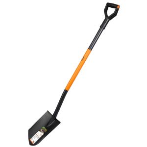 Spitzspaten, Länge: 1.250 mm, schwarz/ orange Bradas KT-V2010 (5907544434948)