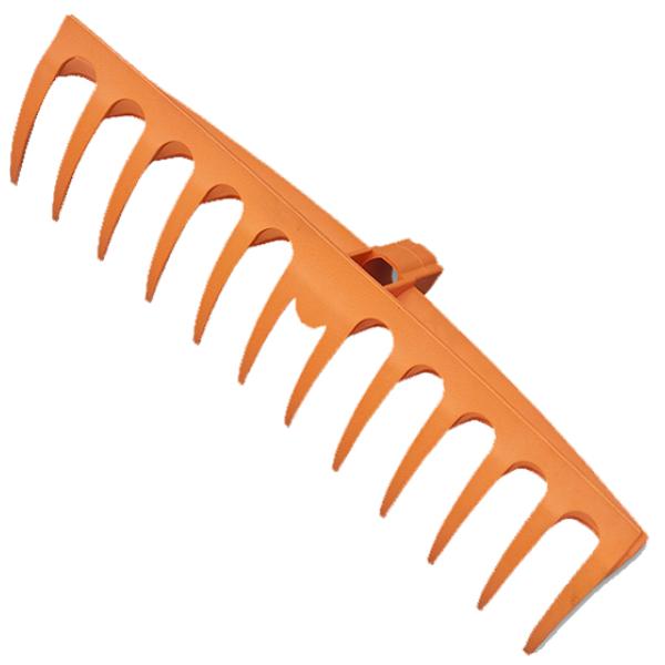 Rechen-Aufsatz TQ, 12 Zinken, orange Bradas TQ-G12 (5907544411246)