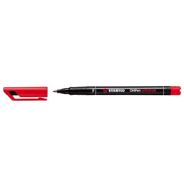 Folienstift OHPen universal permanent medium Einzelstift schwarz STABILO 843/46 (4006381115575)