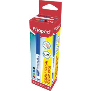 Whiteboard-Marker Marker'Peps, 12er Promo-Pack Maped 741832 (3154147418321)