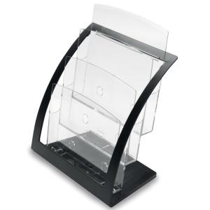 Prospekthalter Contemporary, DIN A4, silber deflecto 693745 (0079916028064)