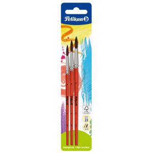 Haarpinsel-Set Sorte 23, 3-teilig, sortiert Pelikan 100401592 (4012700700391)
