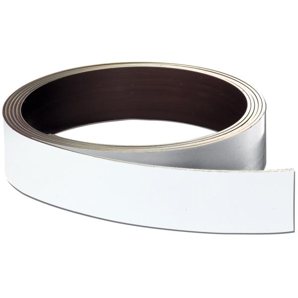 Magnetband, (L)10.000 x (T)0, 8 x (H)40 mm, weiß FRANKEN LS40 (4016946063647)