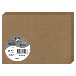 Doppelkarte 135 mm, Kraft braun Pollen by Clairefontaine 29028C (3329680290288)