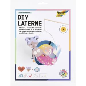 Laternen-Bastelset UNDERWATER DREAMS, metallic-blau folia 94301 (4001868144796)