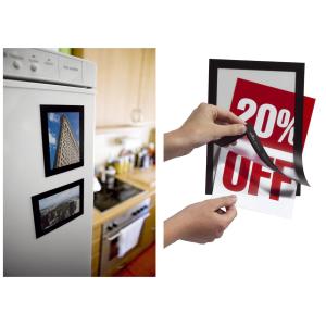 Durable Magnetrahmen Selbstklebend Duraframe Schwarz A5, 2 St. 487101 (4005546404851)