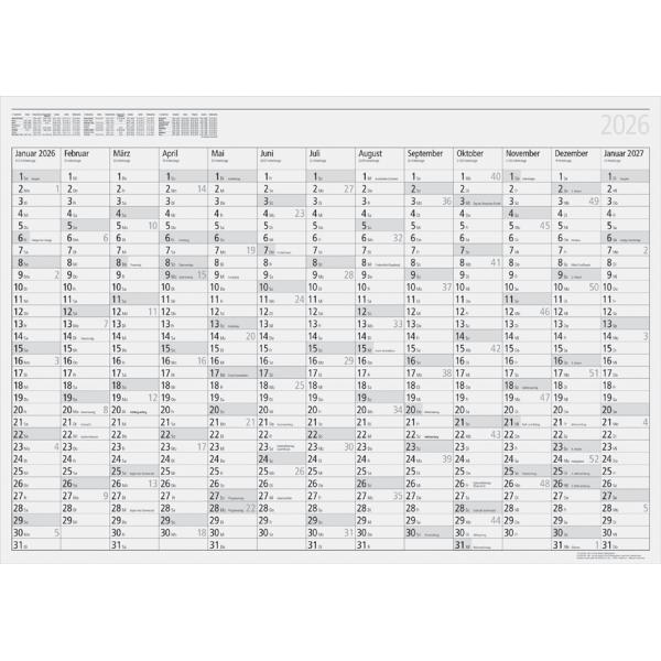Wandkalender 'Plakatkalender young design PLUS' rido ide 7033610006 (4003273791206)