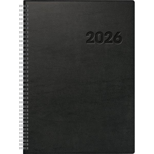 Buchkalender 'Conform Wire-O', 2026, schwarz rido ide 7027501906 (4003273790933)