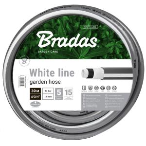 Gartenschlauch WHITE LINE, 3/ 4', silber/ weiß, 20 m Bradas WWL3/420 (5907544425694)