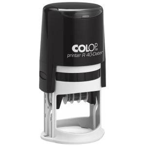 Datumstempel Printer R 40-Dater, rund, schwarz COLOP 104279 (9004362310570)