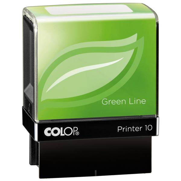 Textstempel Printer 10 Green Line, 3-zeilig, Gutschein COLOP 167332 (9004362541776)