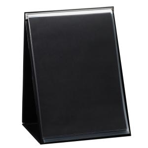 Tisch-Flipchart, A4 quer, schwarz, inkl. 20 Hüllen rillstab RI93205 (8712794932055)
