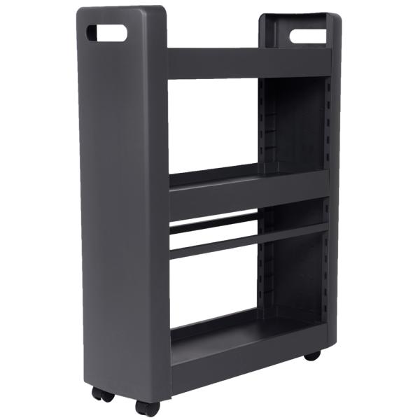 Beistellwagen MOBILO DESSERTE, 3 Böden, PP, anthrazit EDA 010495 G.ANT (3086960251420)