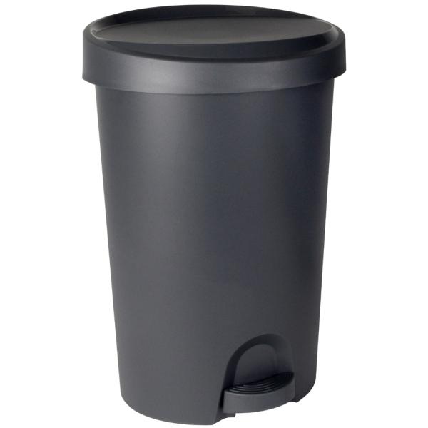 Tret-Abfallbehälter Stepy, 27 Liter, PP, grau/ anthrazit EDA 010630 G.BT (3086960258603)