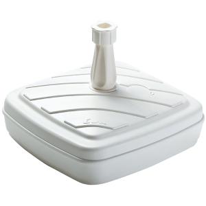 Sonnenschirmständer, Kunststoff, eckig, 420 mm, weiß EDA 010704 BL (3086960016166)