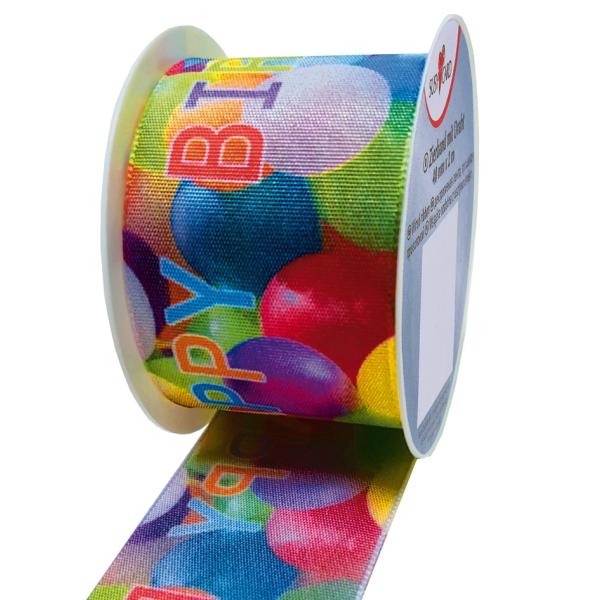 Geschenkband auf Spule 'Luftballons' SUSY CARD 40014555 (4050498239556)