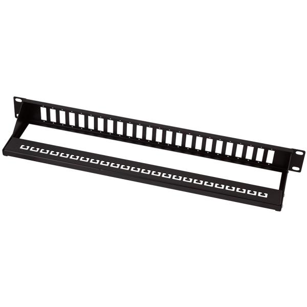 LogiLink 19' LWL Patch Panel für 24x SC-Duplex/ LC-Quad FB0003B (4052792076196)