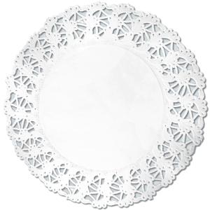 Tassendeckchen, rund, weiß, Durchmesser: 90 mm HYGOSTAR 34091 (4015544340914)