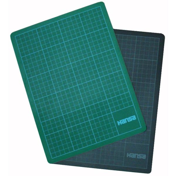Schneidematte 'Cut-Mat', PVC, 300 x 220 mm, grün Hansa h1320030 (4011028003269)